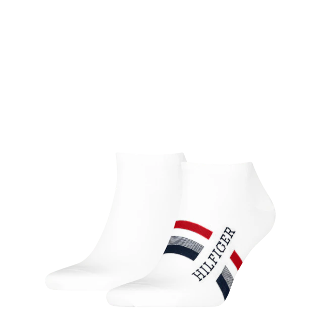 Tommy Hilfiger Sneakersocken »TH MEN SNEAKER 2P HILFIGER TAB« 2 Paar,  Atmungsaktiv, Markenlogo