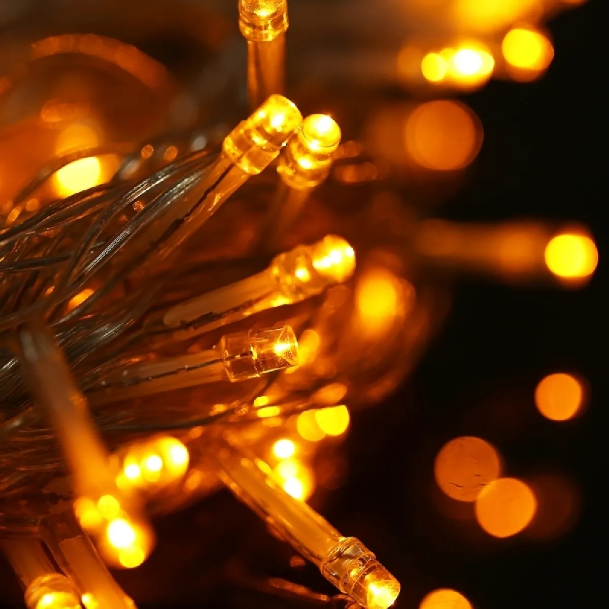 Wewoo Guirlande jaune LED