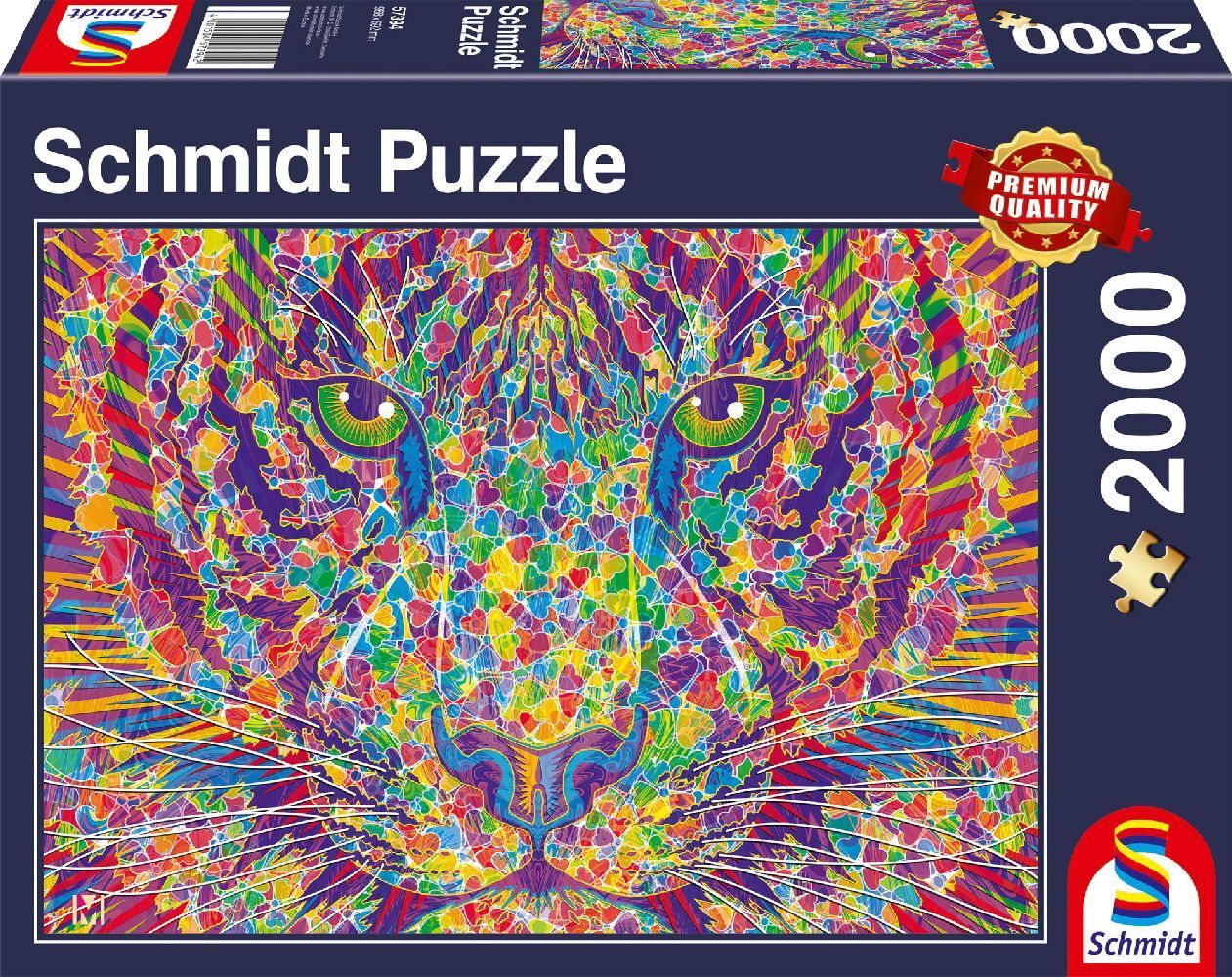 Schmidt Puzzle 2000 - Wild at Heart, Tiger