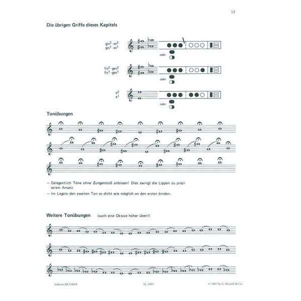 Ricordi Lern Querflöte Spielen Band 1