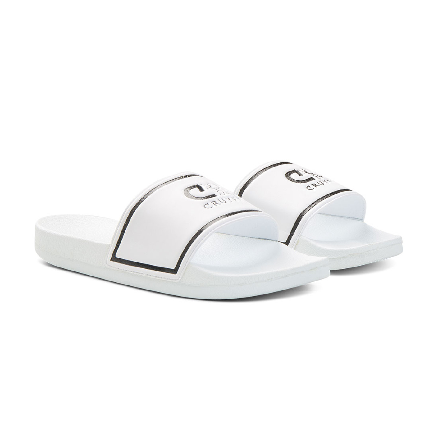 Cruyff Agua Copa Slippers Wit Zwart
