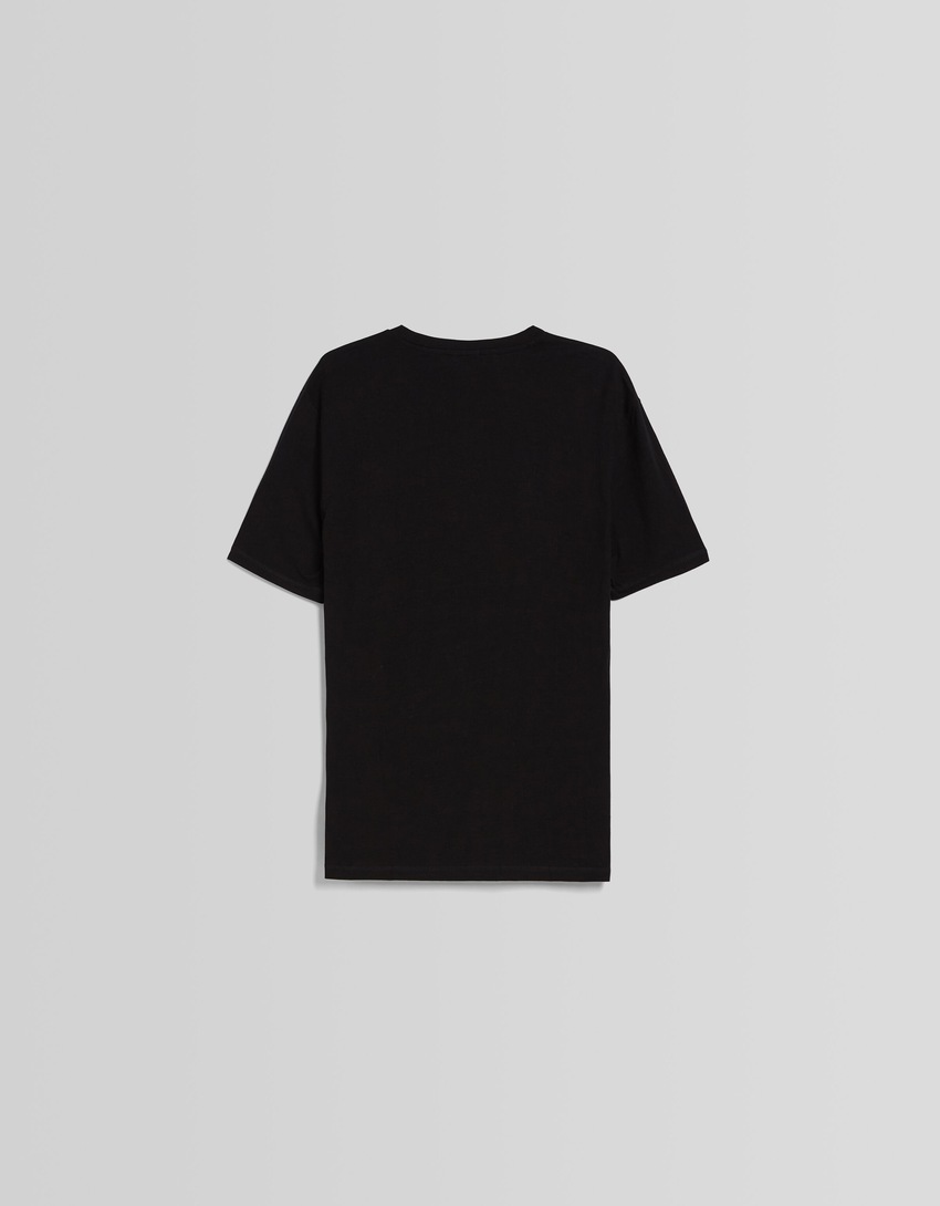 Camiseta de manga curta com modelagem regular
