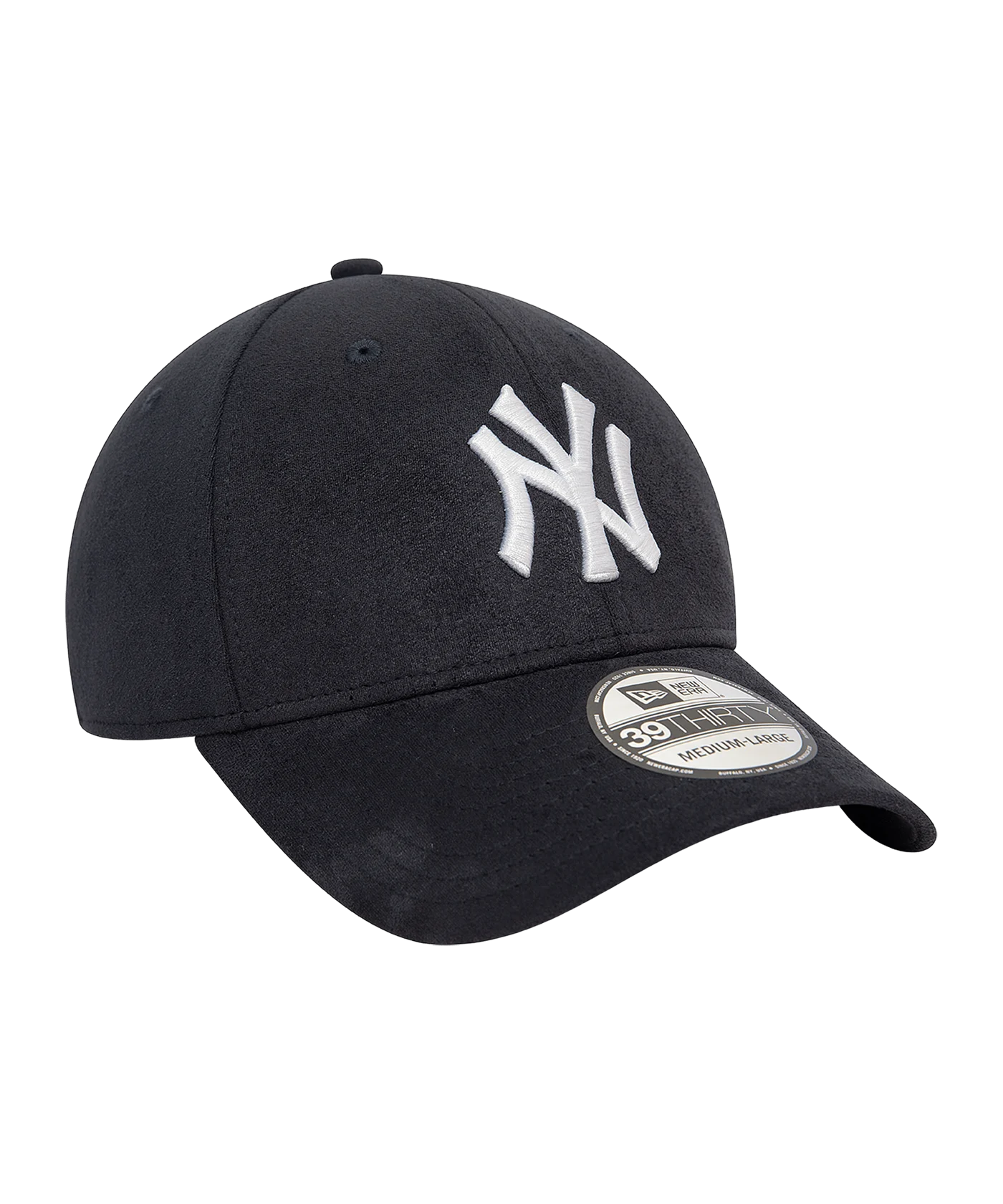 New Era MLB New York Yankees Faux Suede 39Thirty Cap Blau