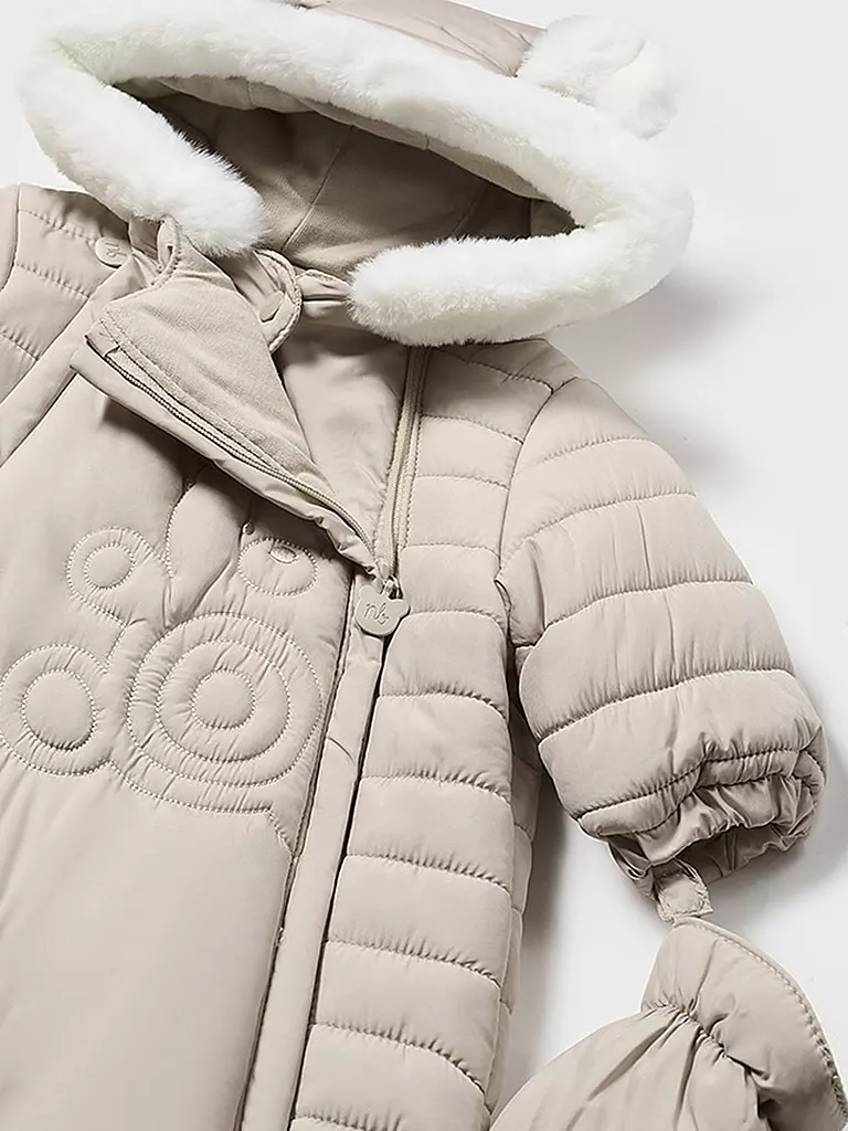 MAYORAL Baby Schneeanzug  beige