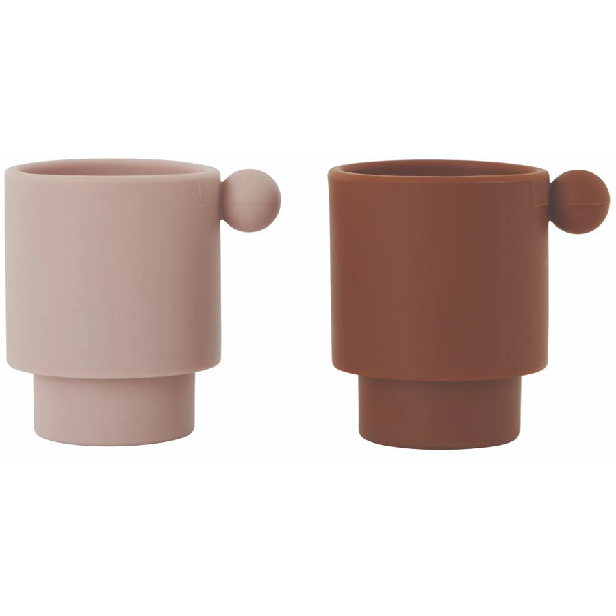 OYOY Tassen Tiny Inka Cup - Pack of 2 caramel_rose