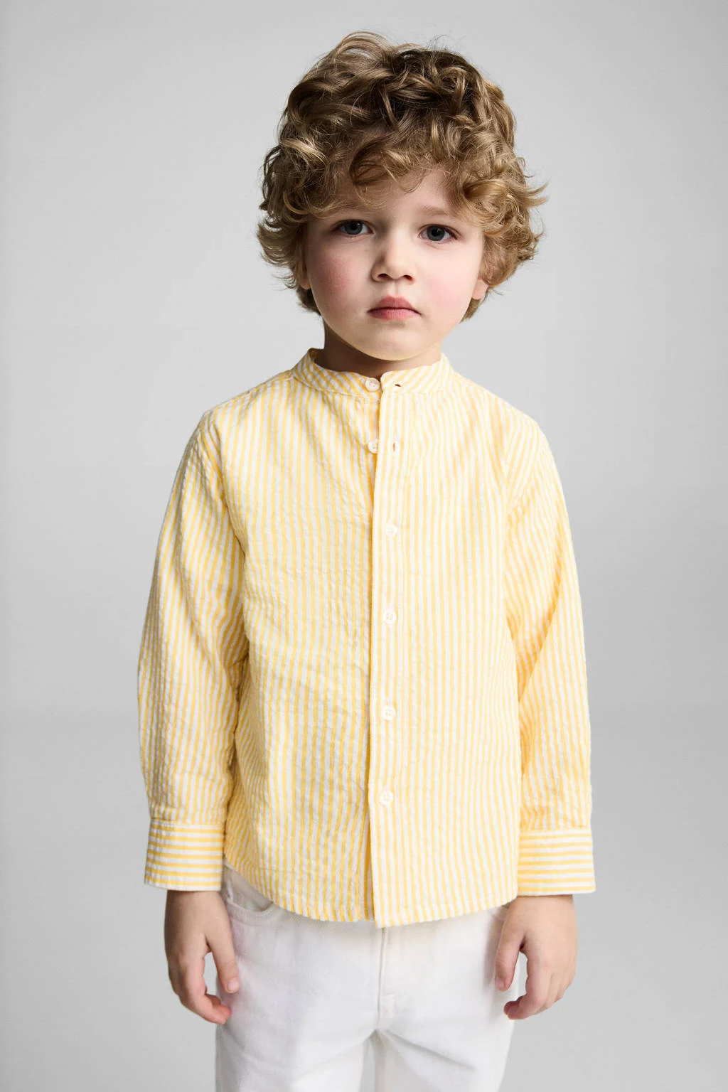 Mango Kids overhemd geel