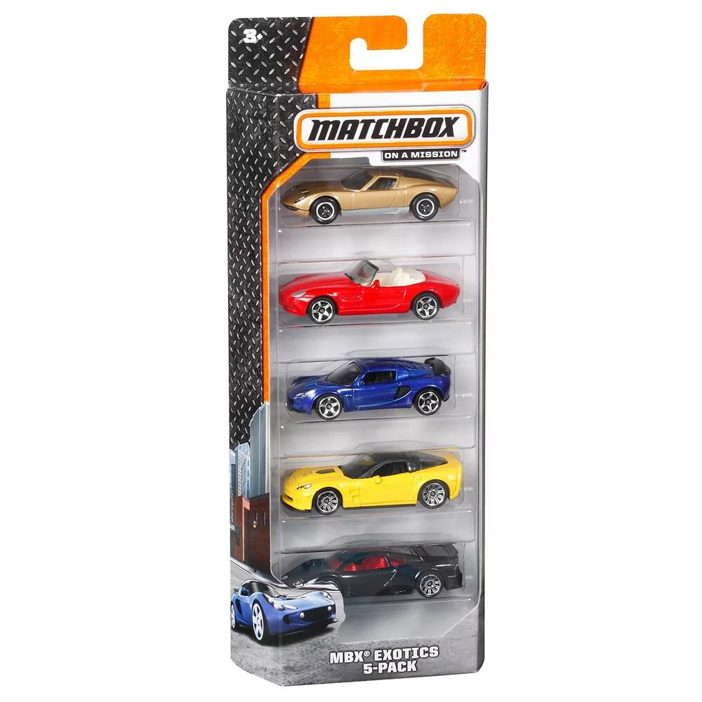 MATCHBOX - PACK 5 VEHICULES