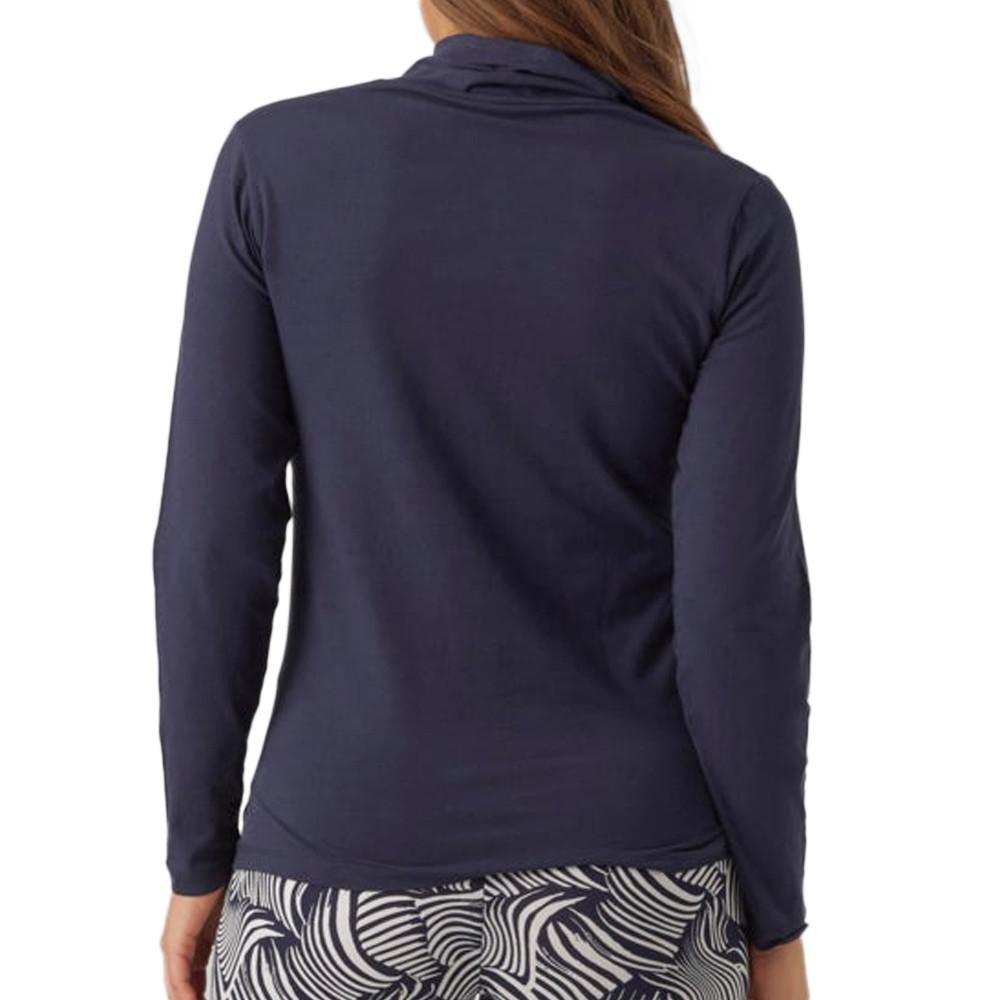 Mamalicious T-shirt Manches Longues Marine Femme Mamalicious Rollneck