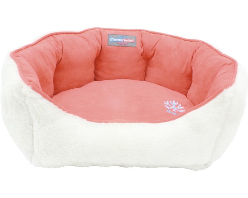 Hondenbed ThermoSwitch Andros S 45 x 38 cm koraal/crème
