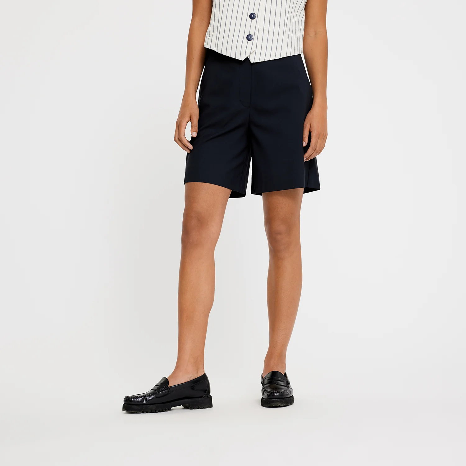 Five Units  Laura Midi shorts - Dark Navy