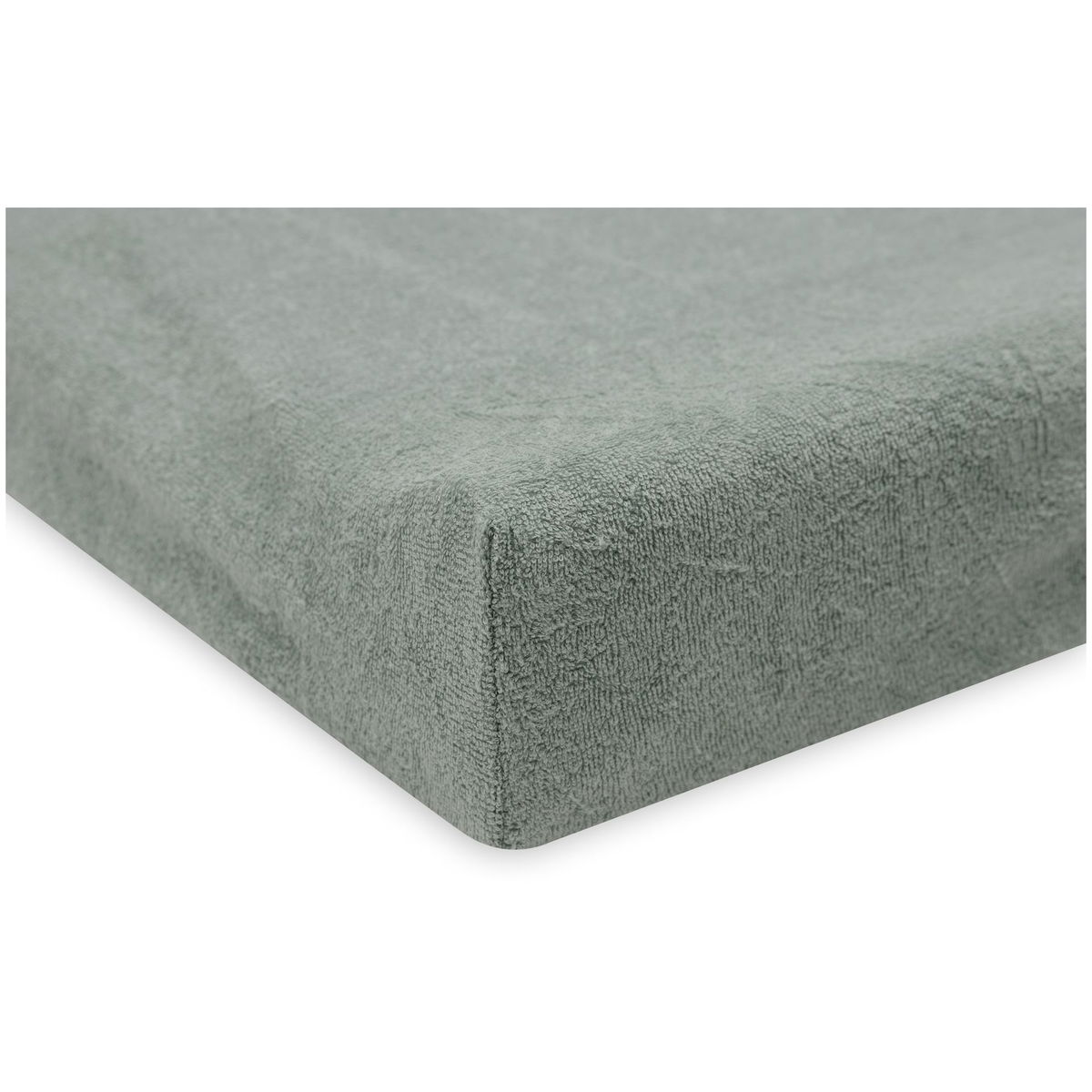 JolleinJollein   Wickelauflagenbezug Frottee 2 Stück sea green/ivory 50x70cm