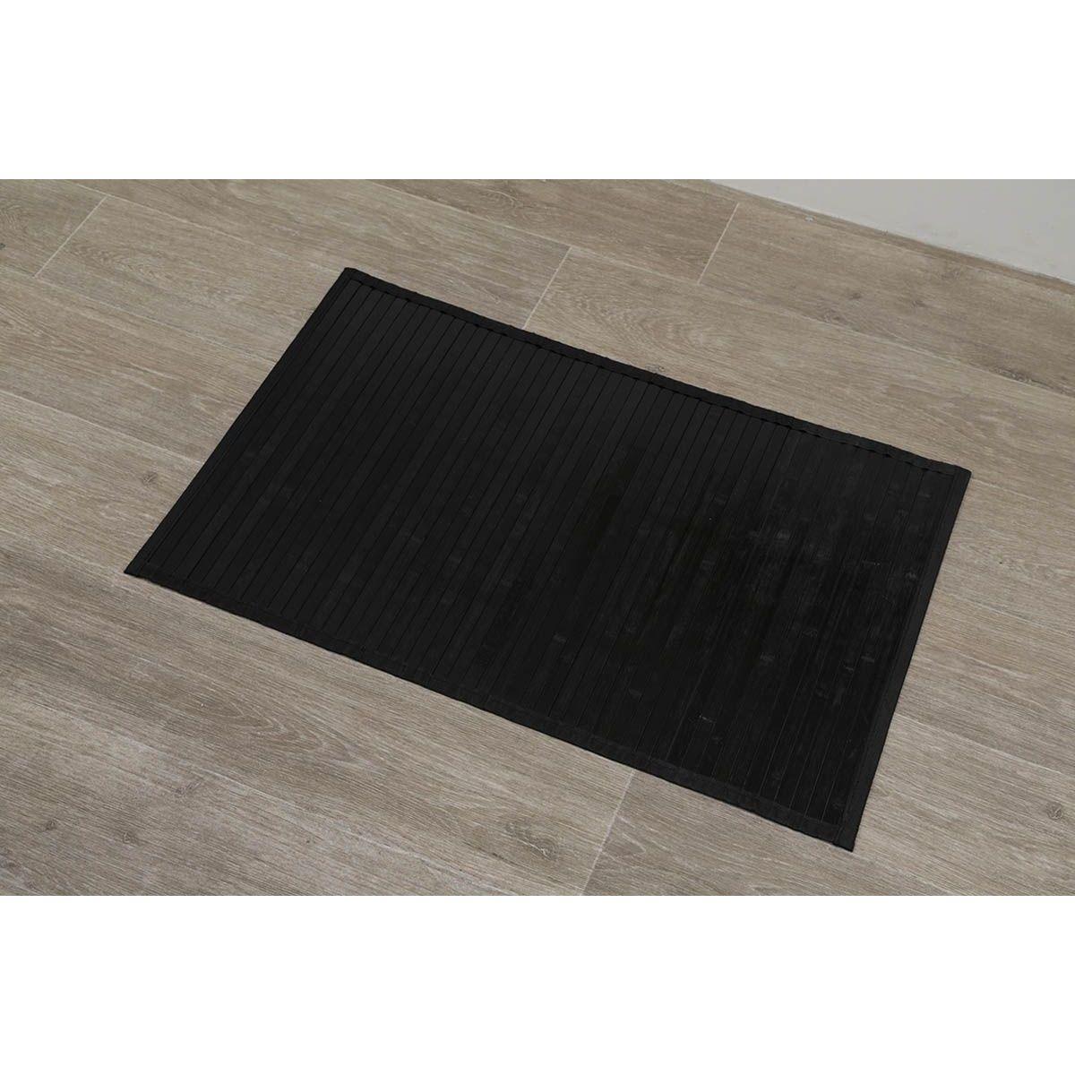 TAPIS BAMBOU 50X80CM NOIR