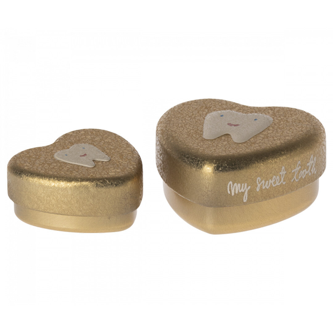 Maileg tandendoosje goud - 2st
