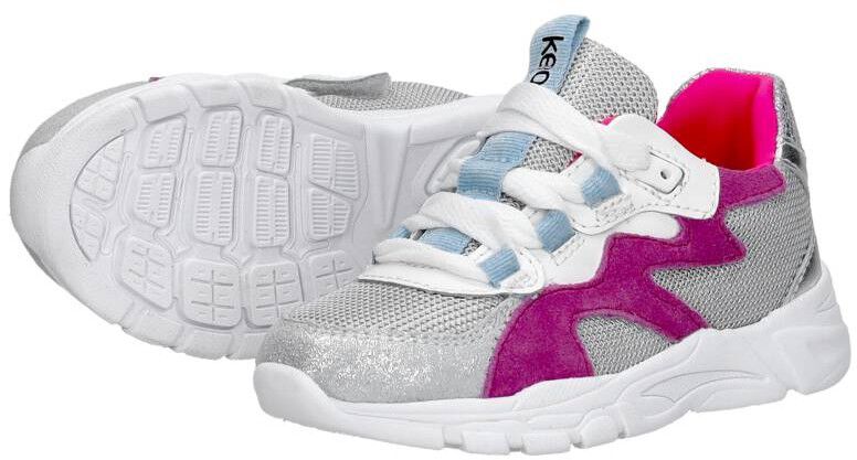Keq Sneakers Laag zilver