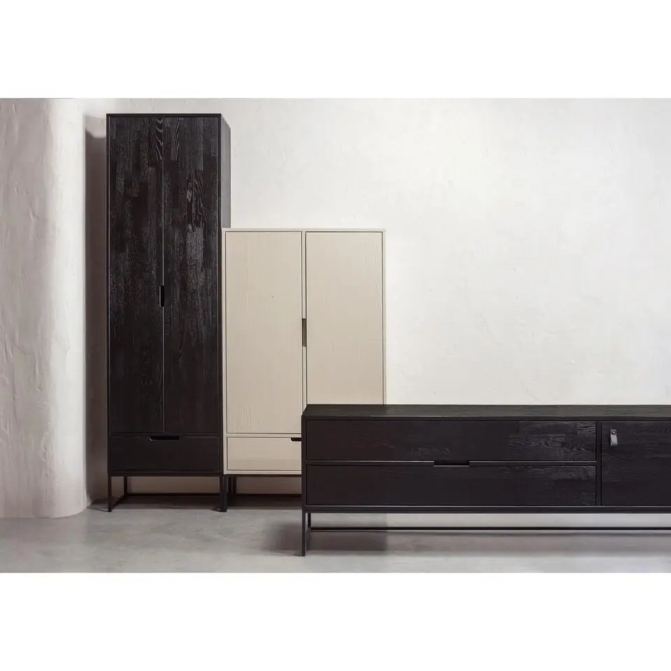 WOOOD Silas 2-Deurs Kast - Grenen - Dust - 149x85x36
