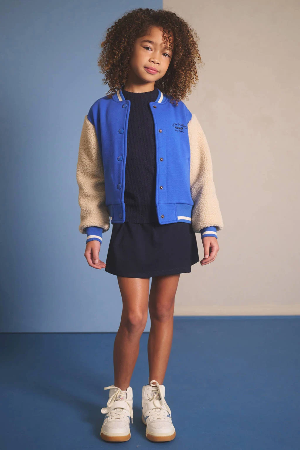 NONO sweatvest blauw