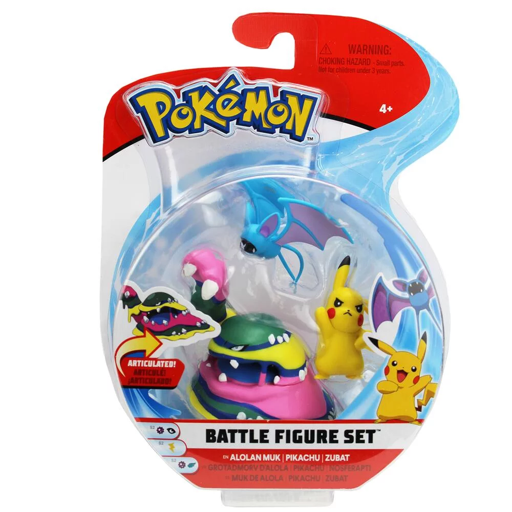 POKEMON - PACK DE 3 FIGURINES