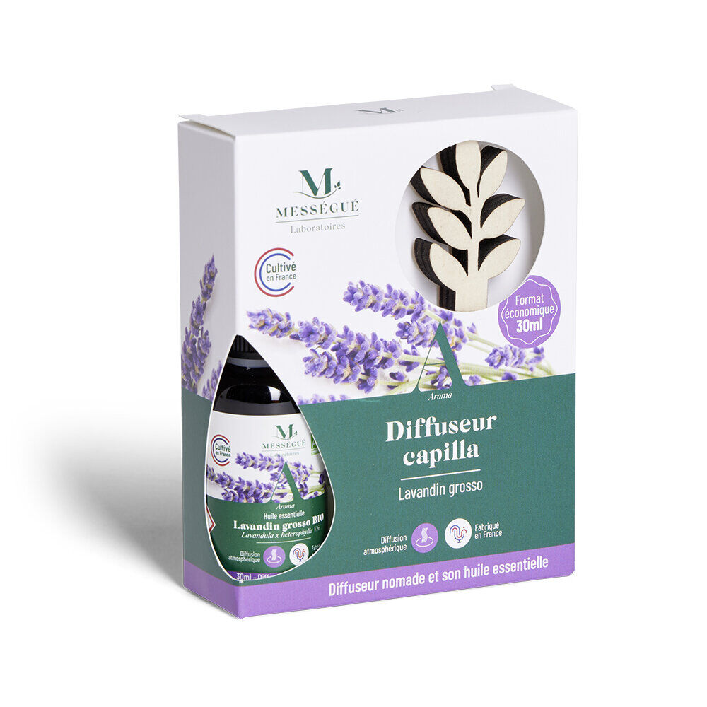 Diffuseur capilla nomade Mességué lavandin grosso 30ml