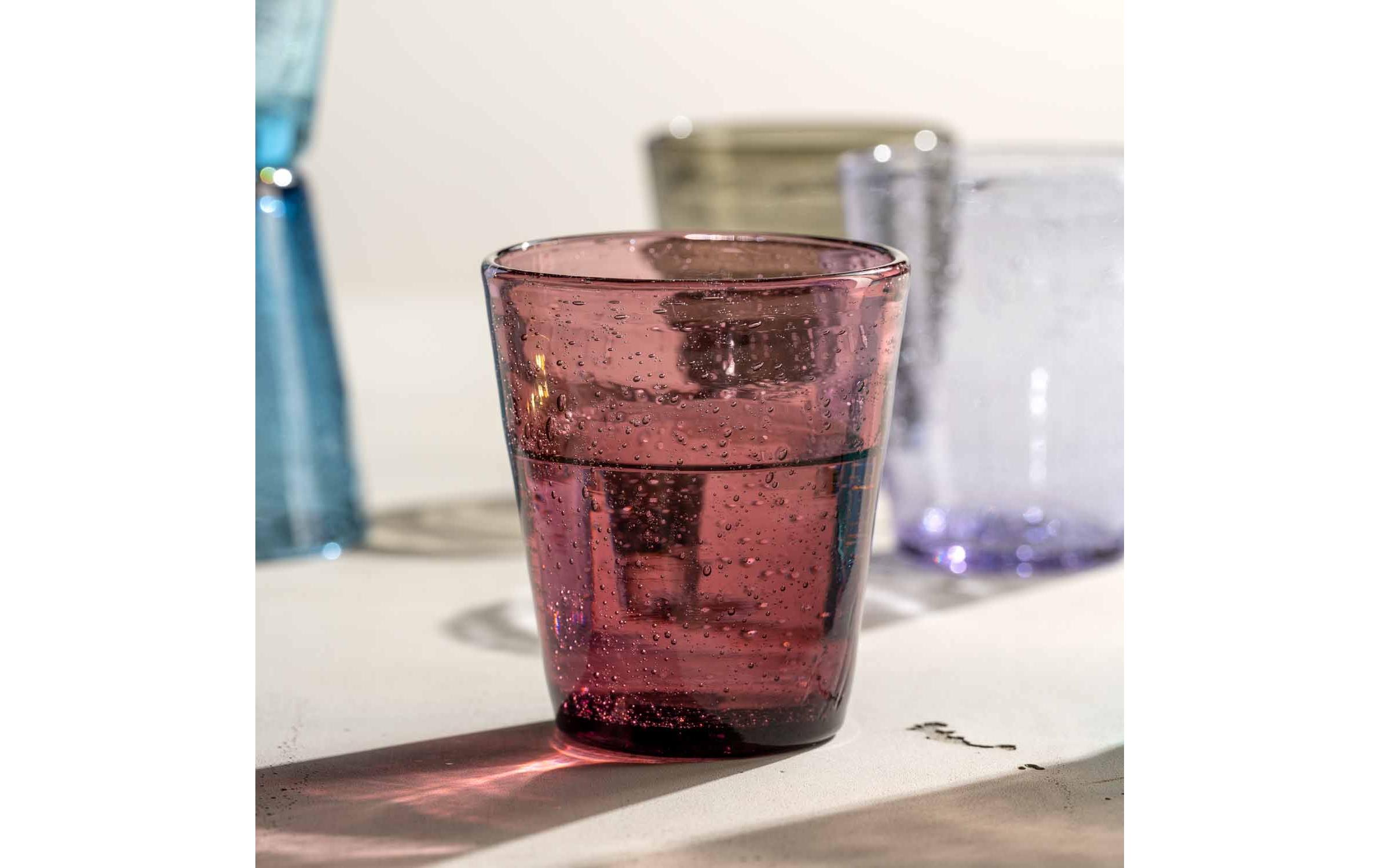 Trinkglas Burano 330 ml, 4 Stück, MehrfarbigFarbig sortierte Trinkbecher