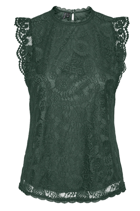 Pieces groene dames top
