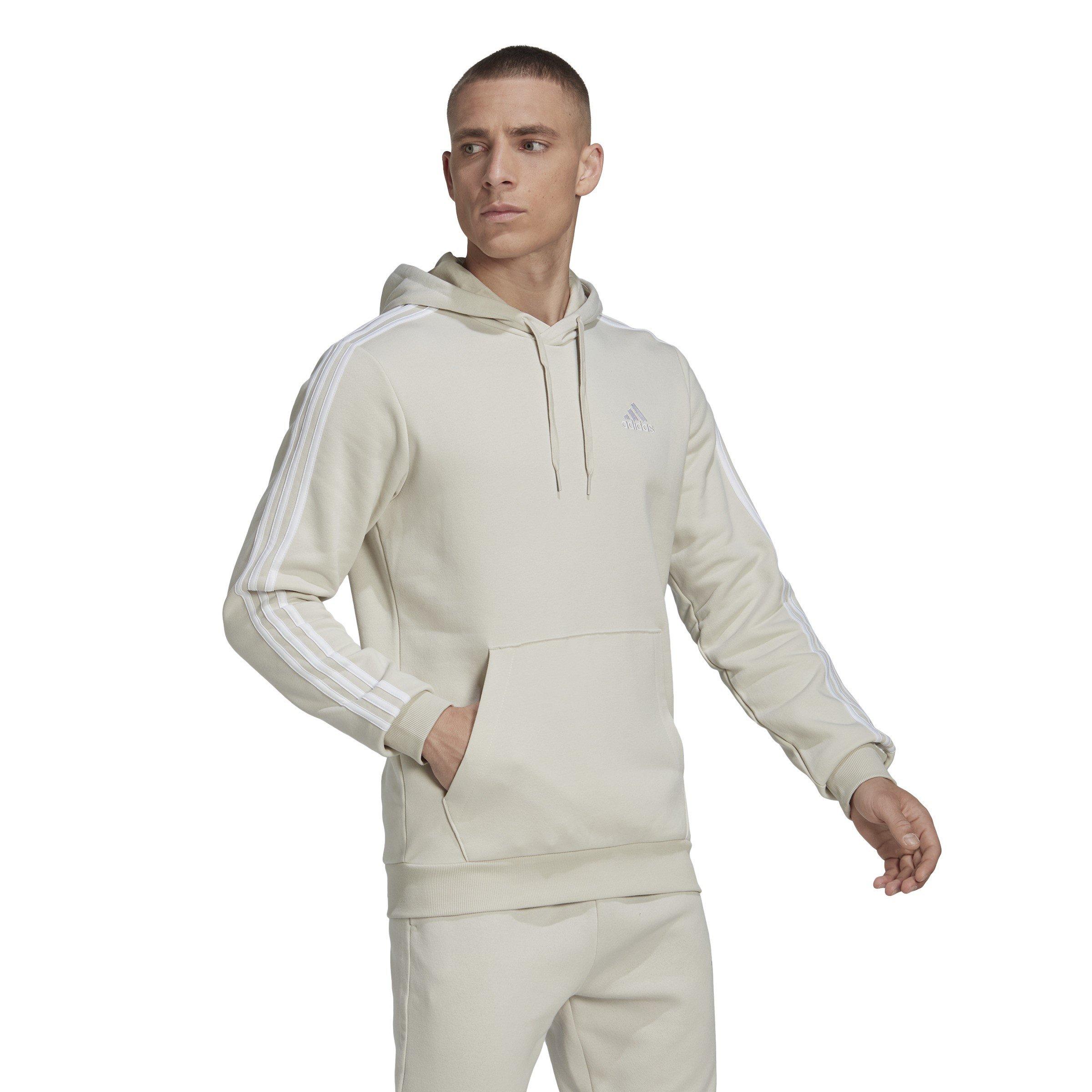 adidas Essentials Fleece 3-Stripes Hoodie Mens