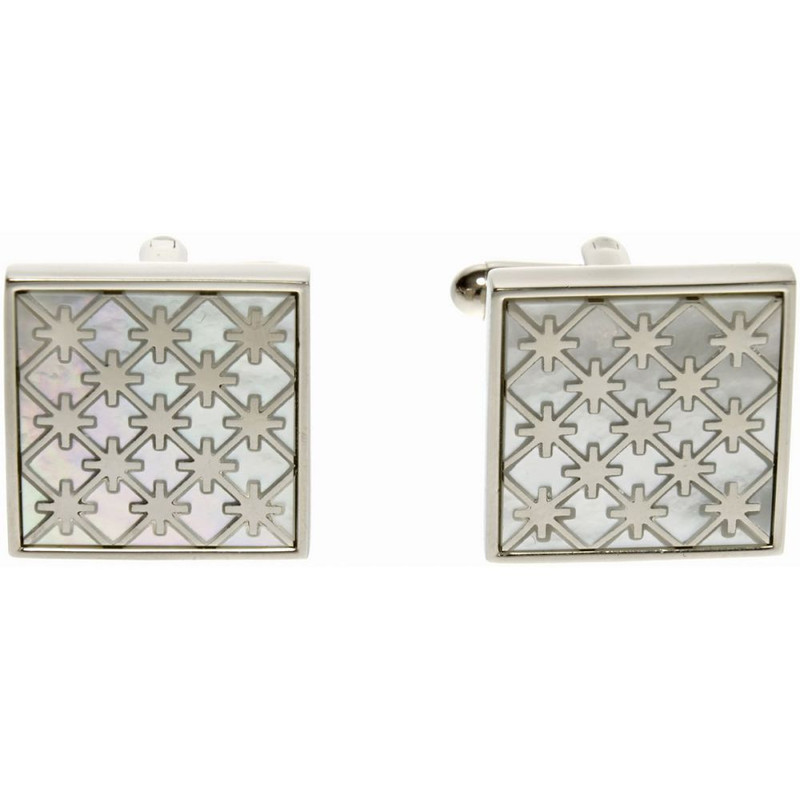 Boutons de manchette, Star, Mesh, MOP