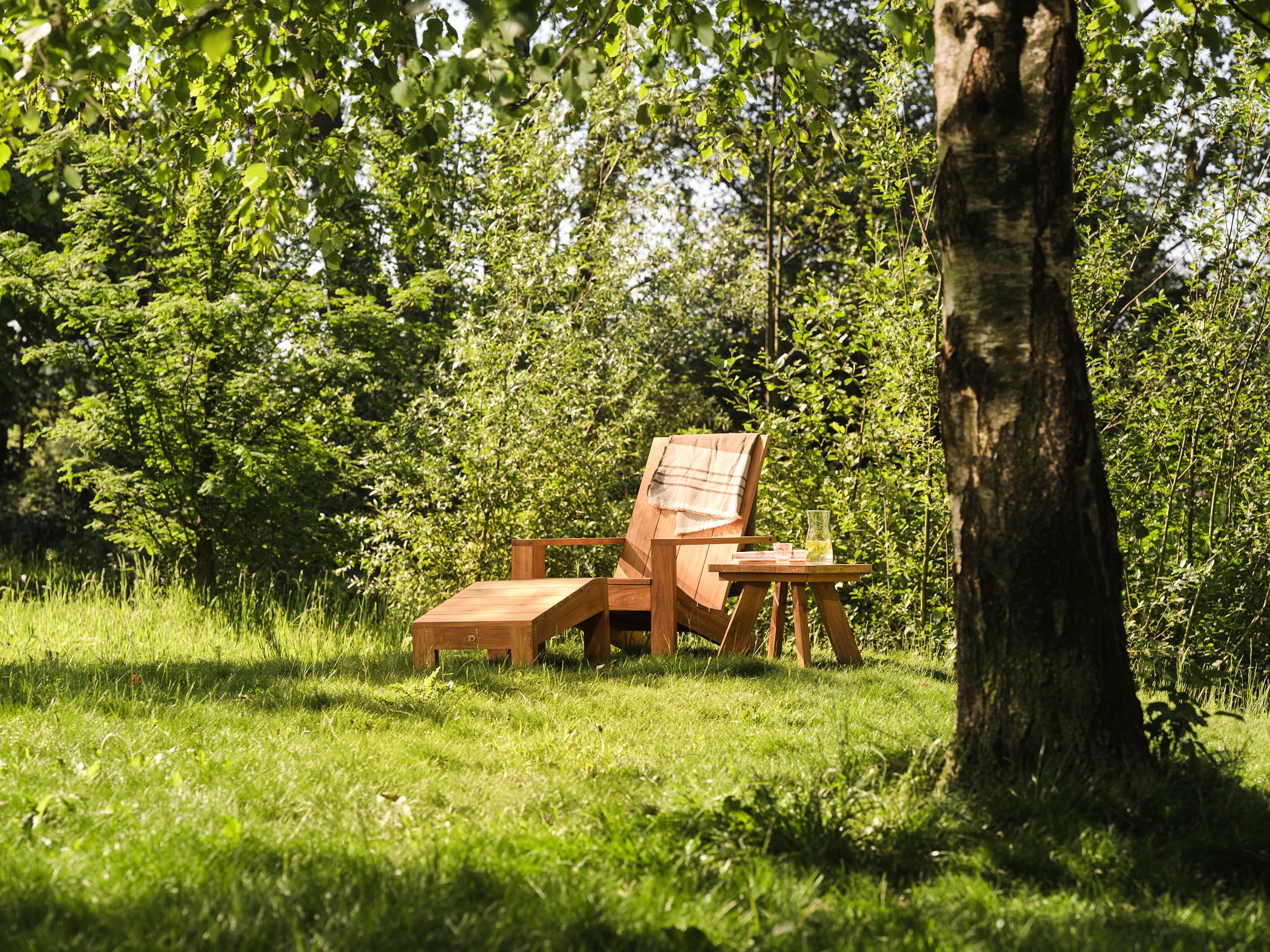 Chill-Dept. - Grizzly Teakhout Bijzettafel