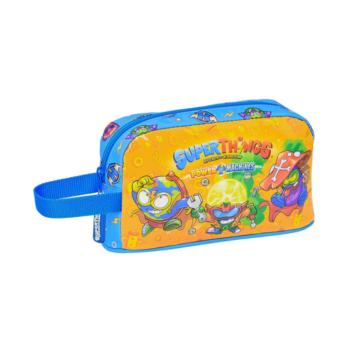Safta Porta Desayunos Termo Térmica De Superthings Série 7, 215x65x120 Mm, Azul/multicolor (M859)