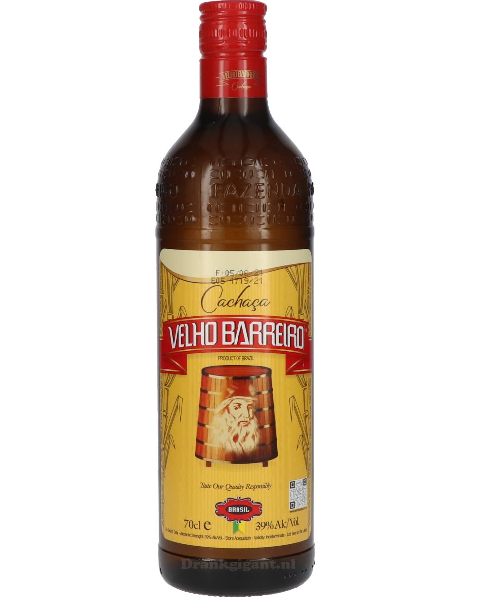 Velho Barreiro Cachaca 70 cl