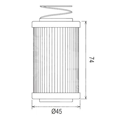 Filtre à huile HifloFiltro HF567 Type origine