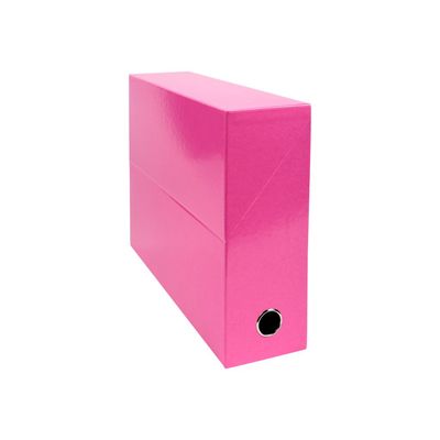 Exacompta Iderama - Boîte de transfert - dos 90 mm - rose
