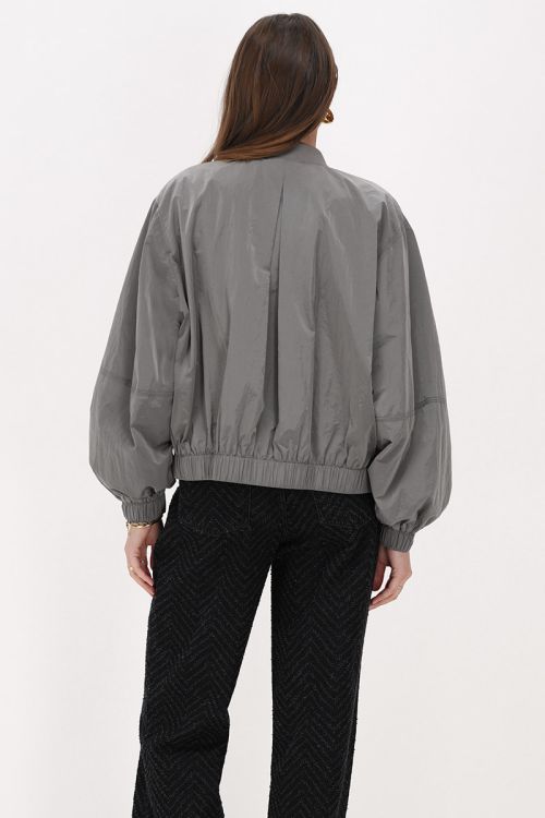 Grijze bomber jacket