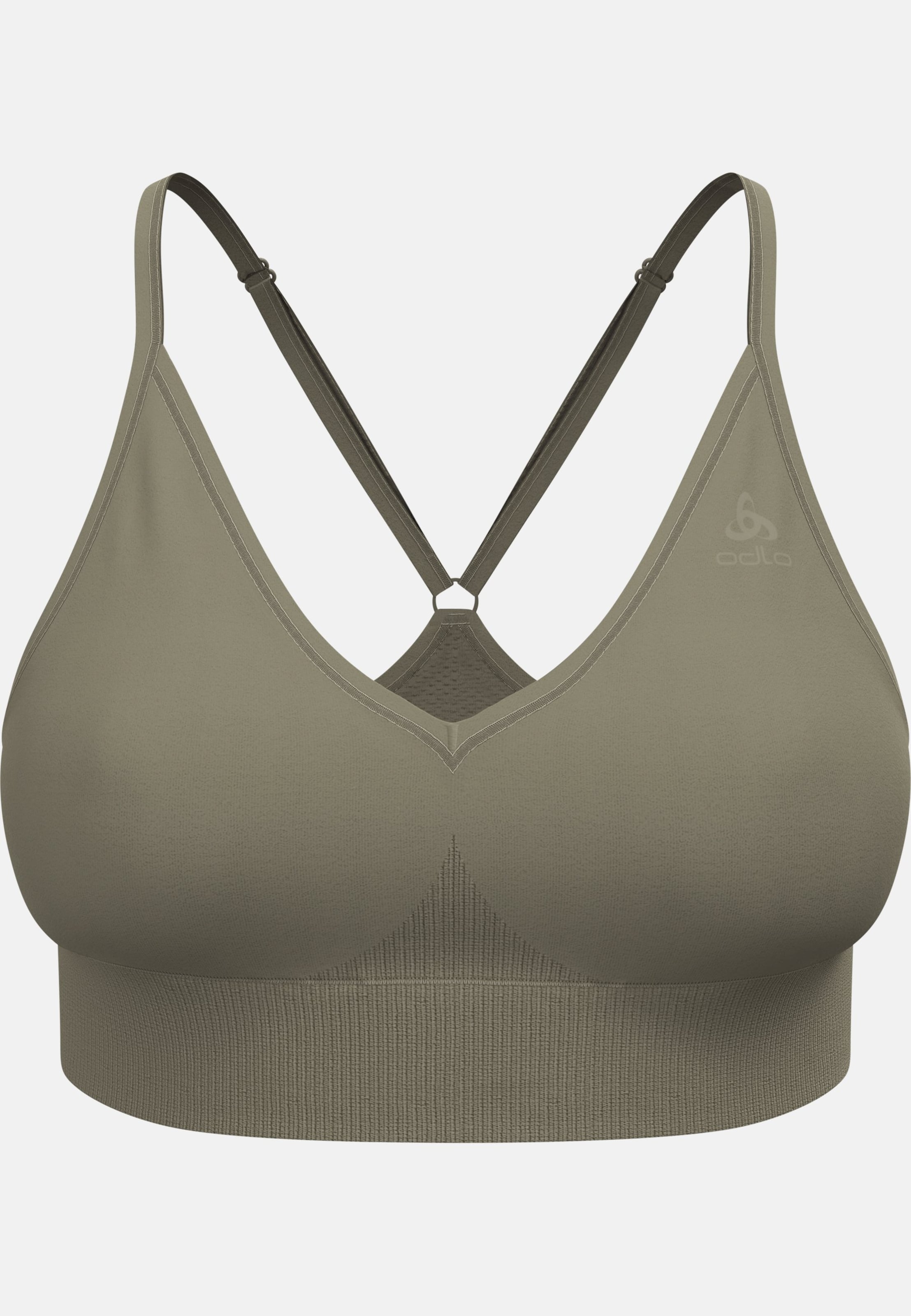 Seamless Sport-BH mit sanftem Halt in vetiver