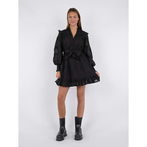 Neo Noir Salli S Voile Kjole, Black, 42