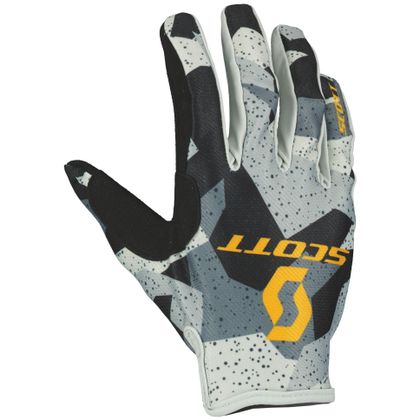 Gants cross Scott 350 FURY EVO 2023 - Gris / Jaune
