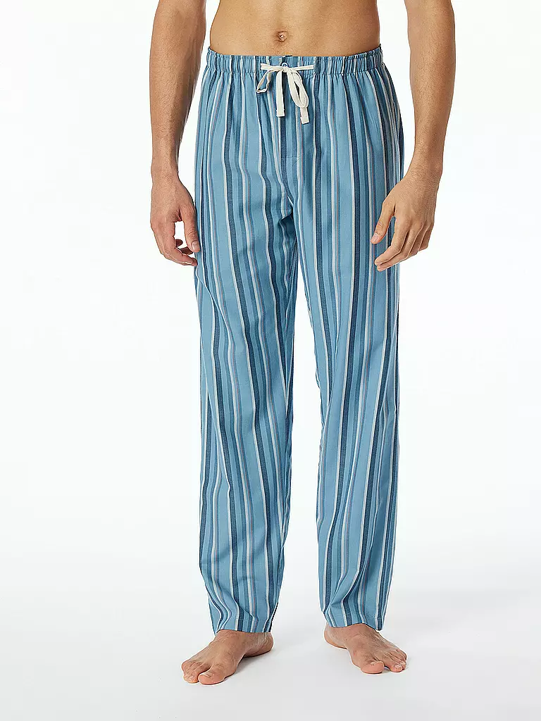 SCHIESSER Pyjamahose  hellblau