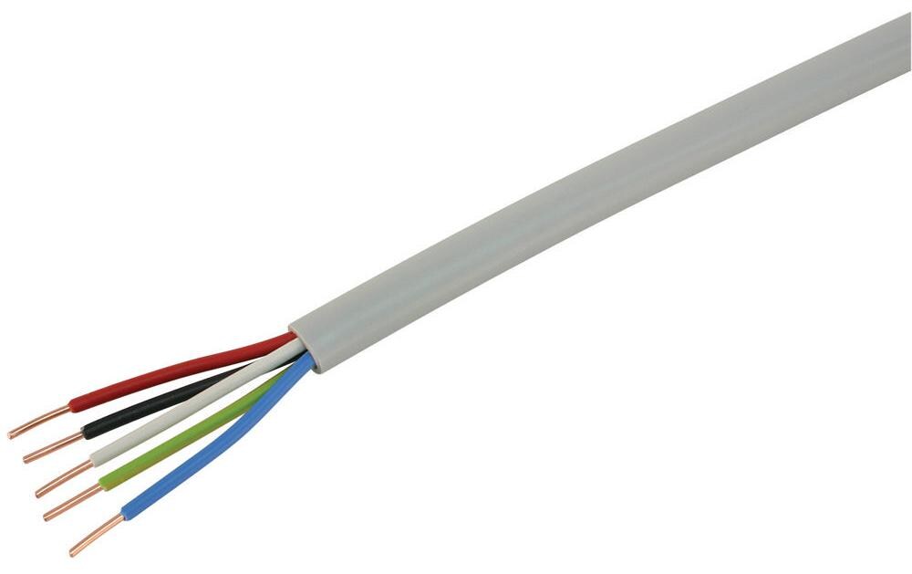 Installationskabel TT 5x 1.5 mm2 25 m GrauTT-Installationskabel