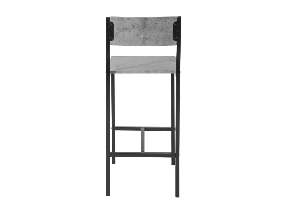 Lot de 2 Chaises Hautes Tabourets de Bar Cuisine Chaises de Bar avec Repose-Pieds,SoBuy FST53-HGx2