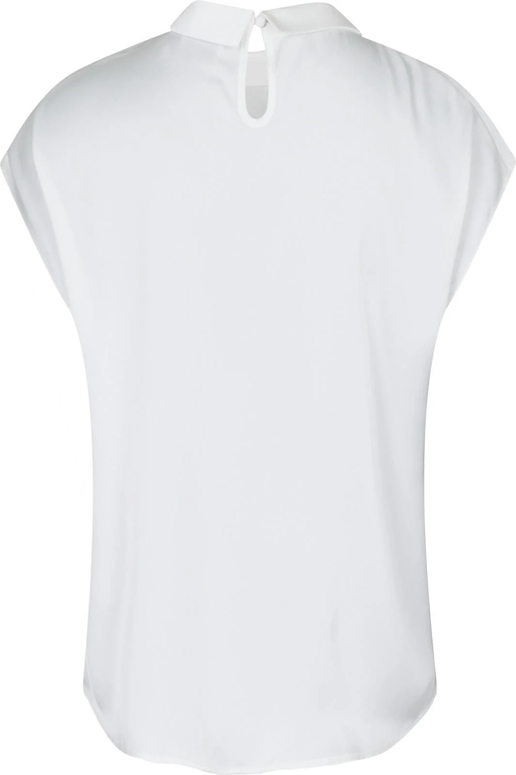 Neo Noir Fleur Drapy Satin Blouse off white