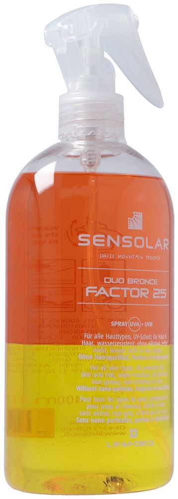 SENSOLAR Sonnenspray LSF25 ohne Emulgatoren Spr 400 ml