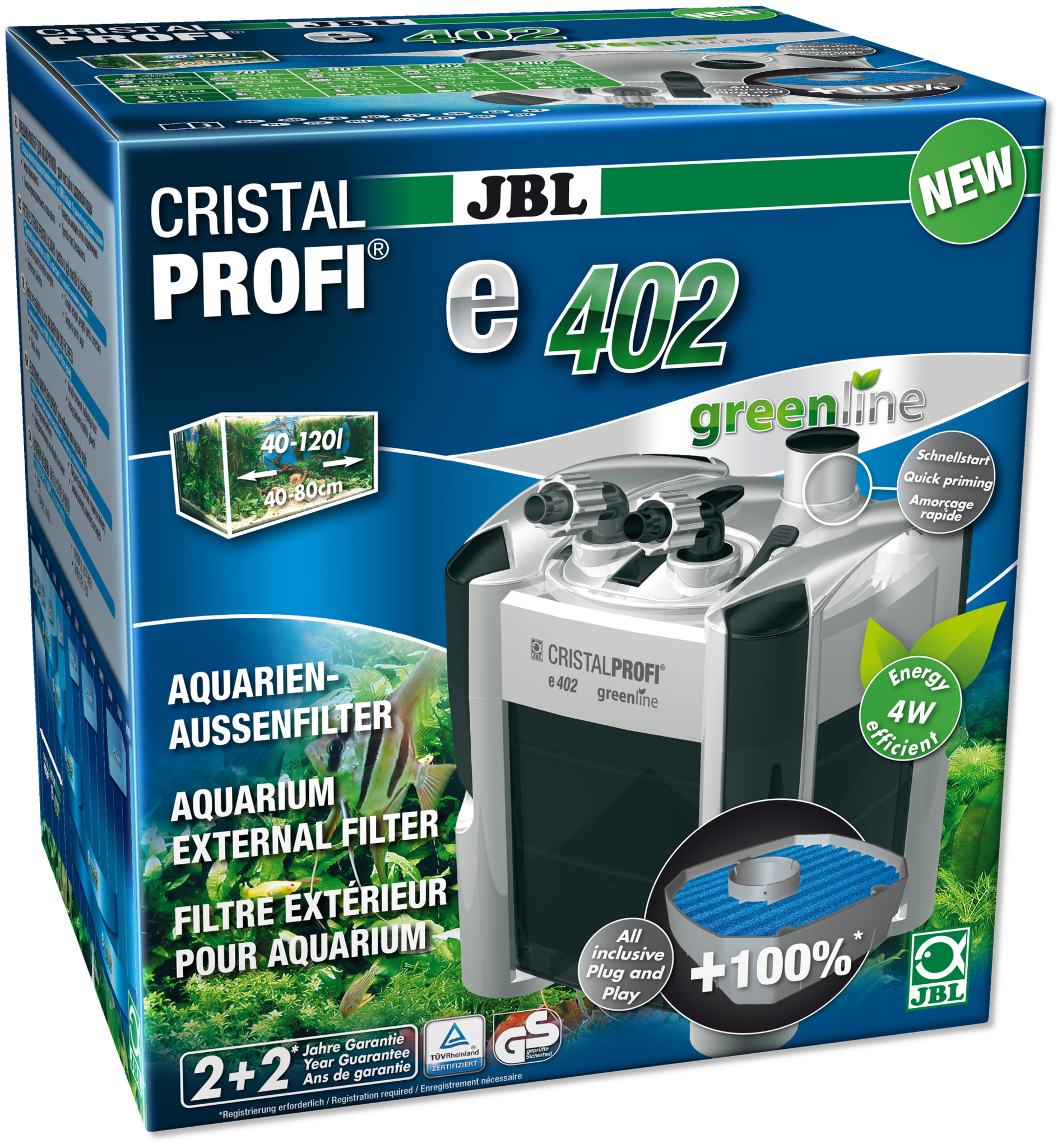 JBL CristalProfi e402 Greenline | Buitenfilter