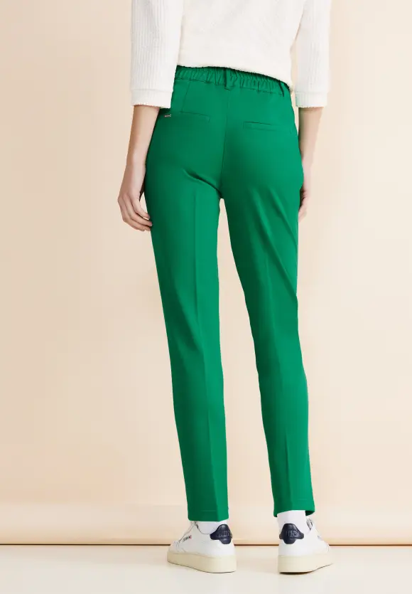 Loose Fit Paperbag Hose - fresh spring green
