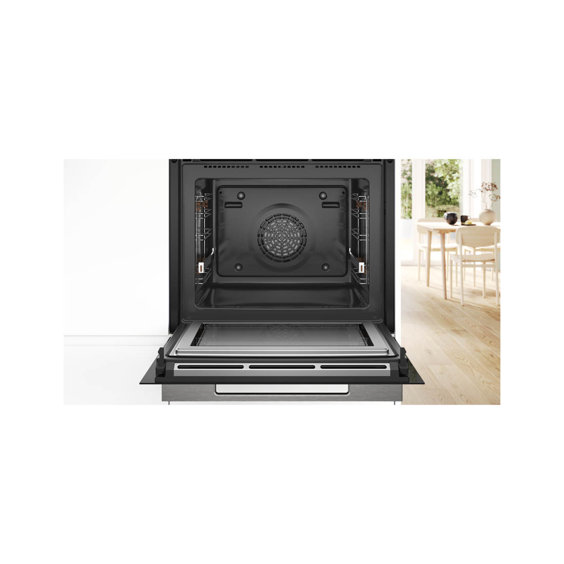 Bosch HMG778NB1 Einbau-Backofen mit Mikrowelle-Pyro