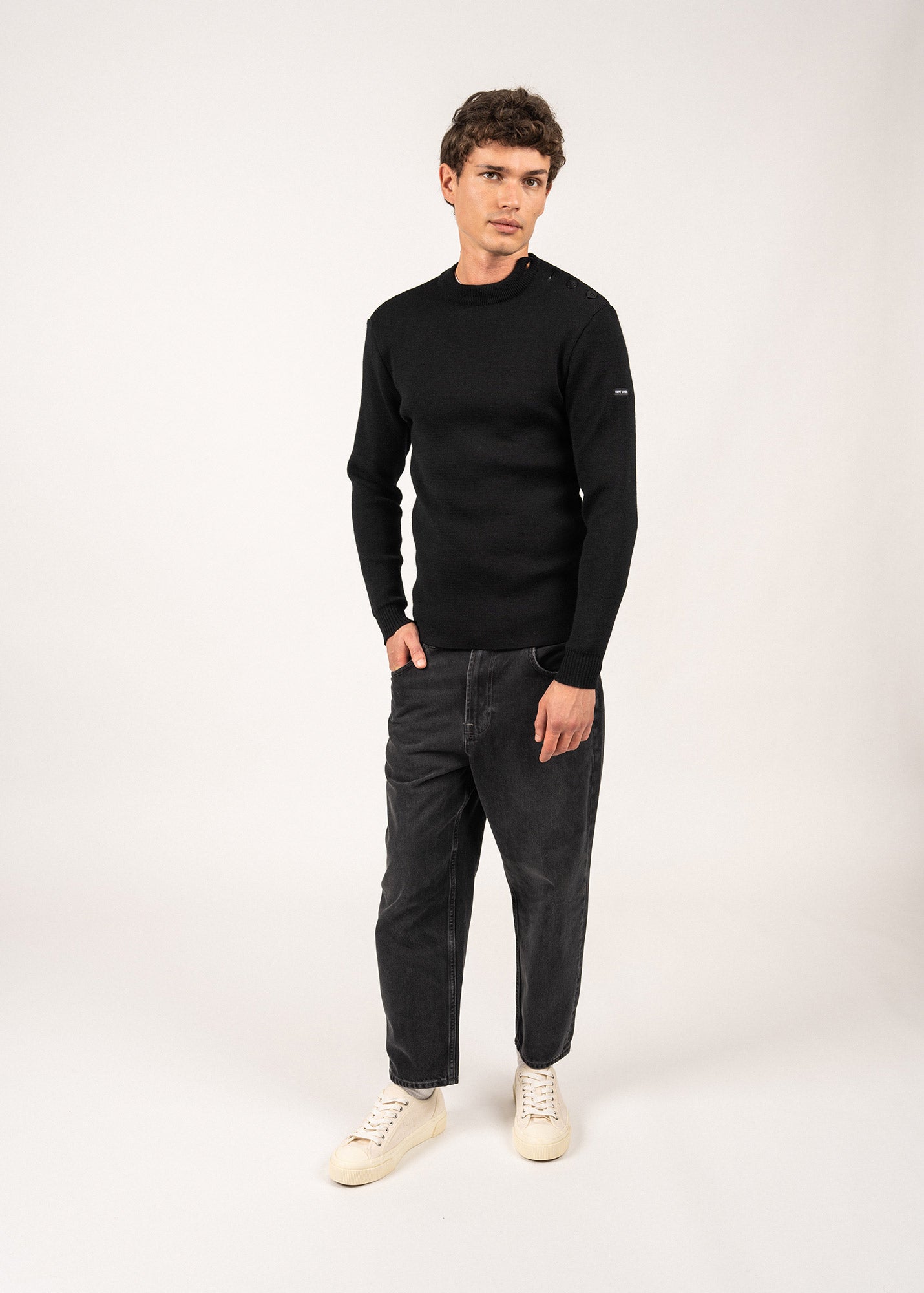 Pull marin uni Matelot