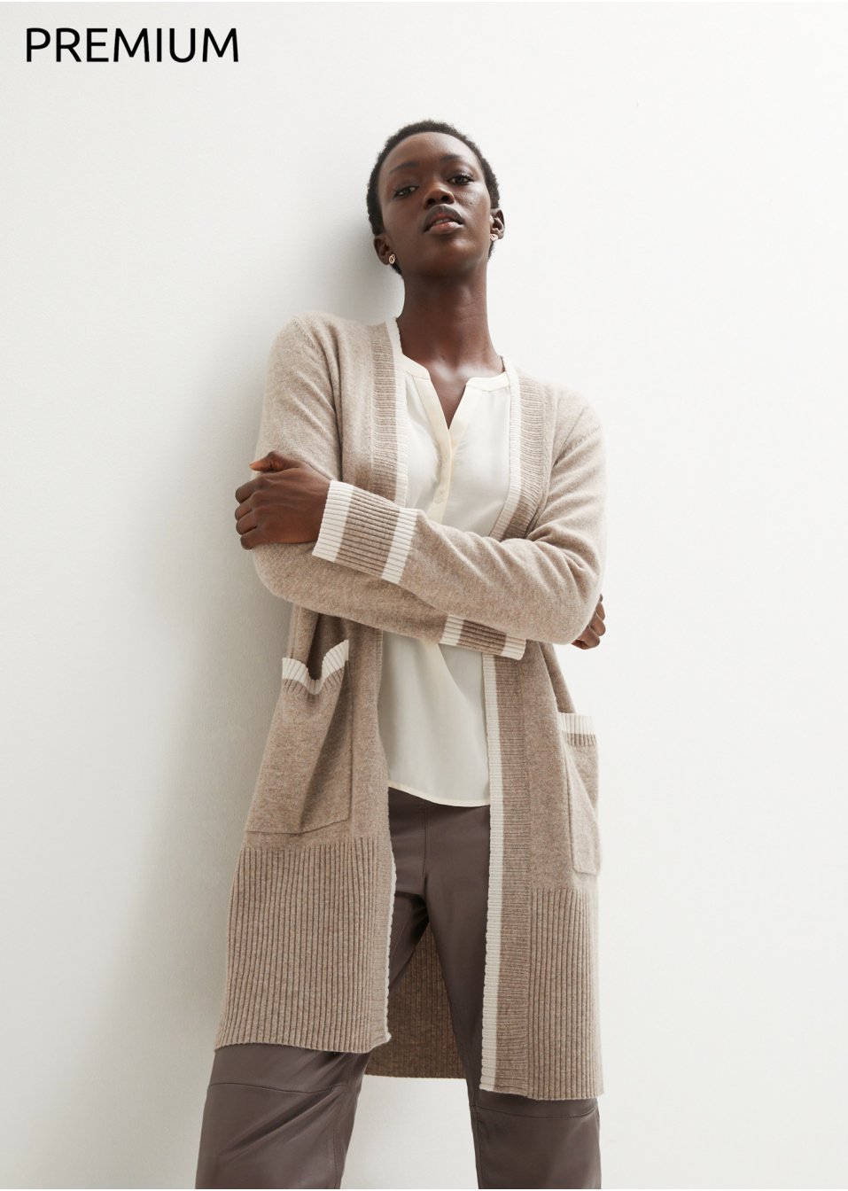 Gilet en laine avec teneur en Good Cashmere Standard®