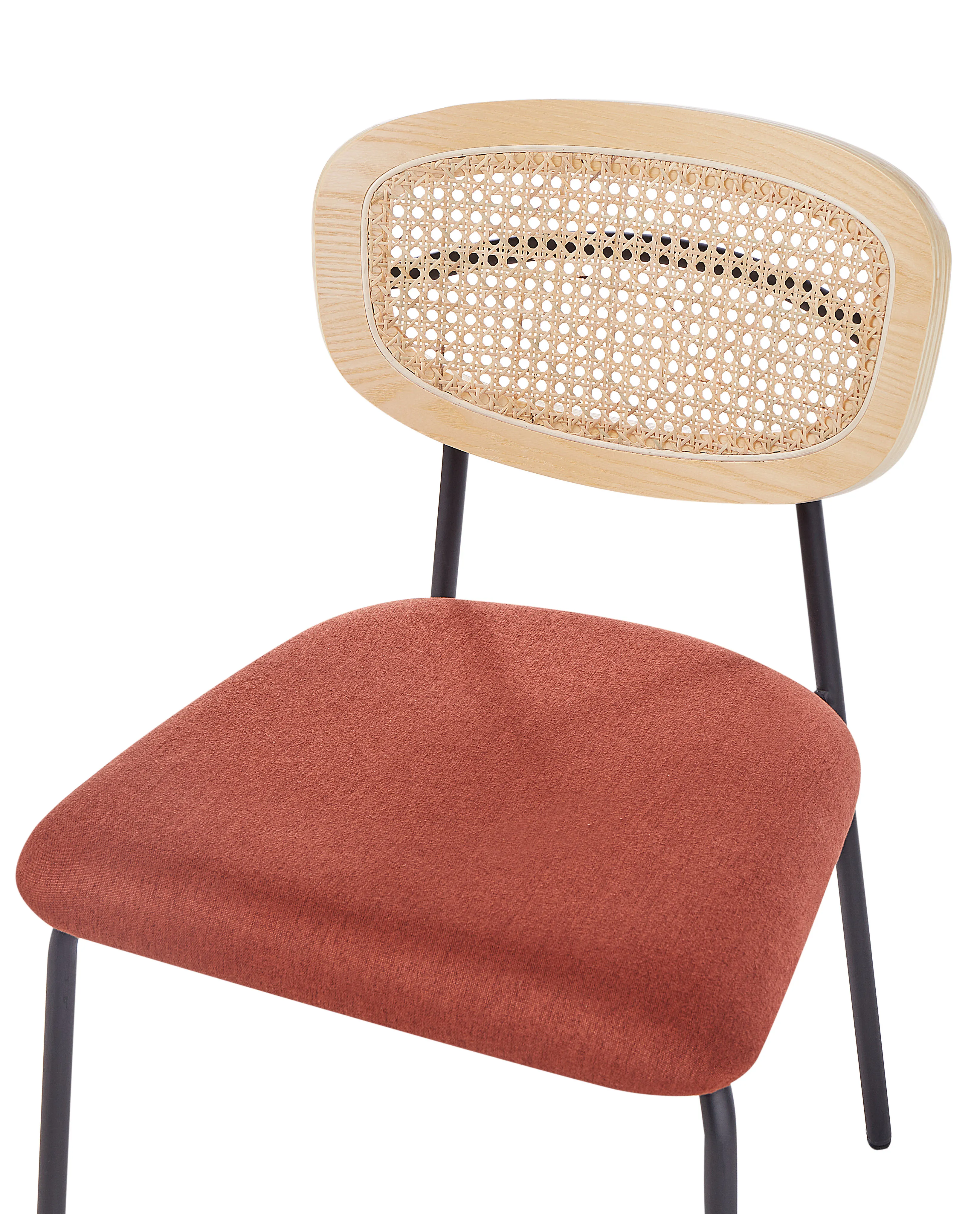 Set van 2 eetkamerstoelen MAYETTA Rotan Oranje
