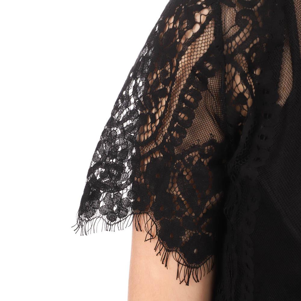Teddy Smith Robe Noir Femme Teddy Smith R-dentelle