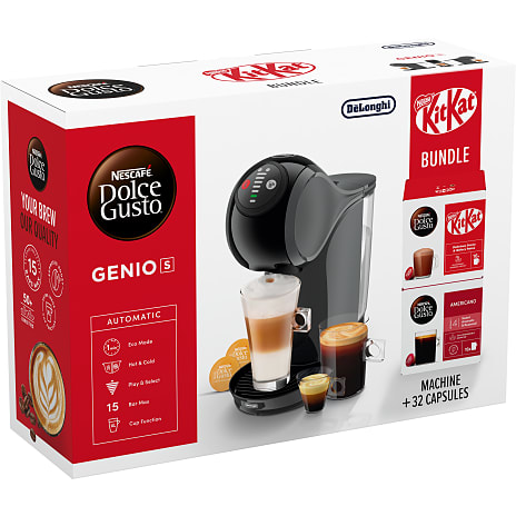 Nescafé Dolce Gusto Genio S Family KitKat Value Pack - grå
