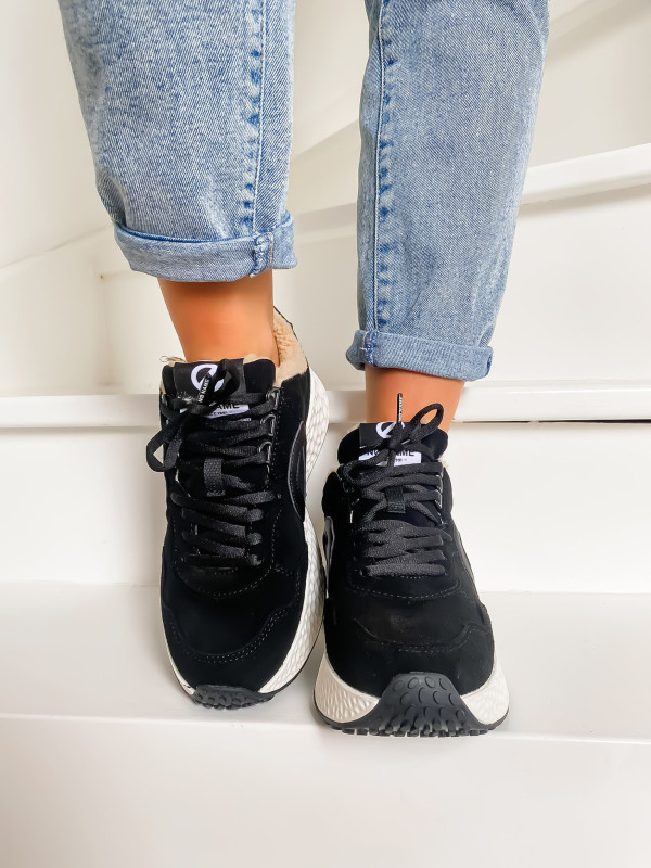 No Name - CARTER JOGGER Black/Dove
