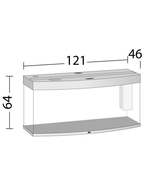 Juwel Aquarium Vision 260 Led 121x46x64 cm - Aquaria